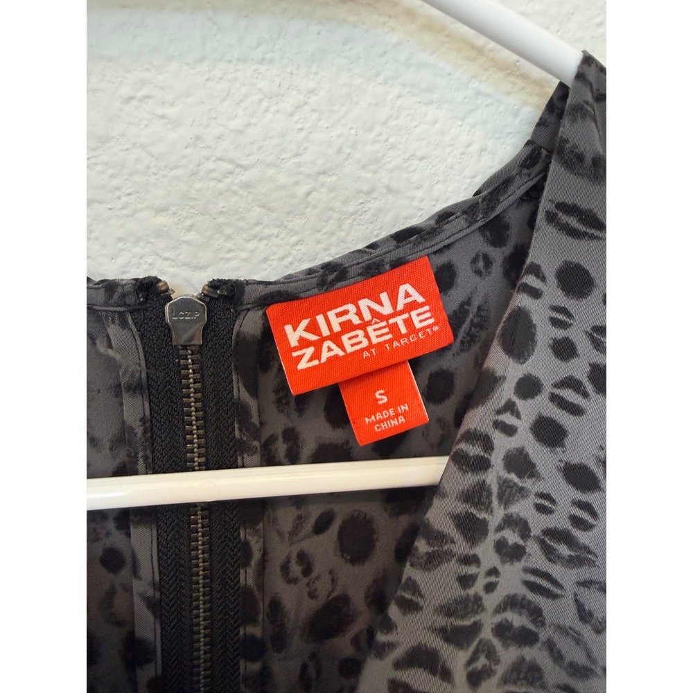 Kirna Zabete at Target Womens Grey Lip Print Wide Leg Jumpsuit Cowl Neck S - Picture 8 of 10